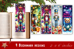 Winter Bookmarks PNG Printable | Christmas bookmarks Product Image 1