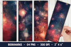 Cosmic Spark Galaxy Bookmark Sublimation Product Image 1