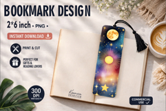 Celestial Printable Bookmark|Easy to Print at Home Product Image 1