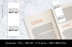 Toyko Japan Bookmark Sublimation Design PNG Product Image 1