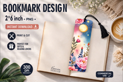 Celestial Printable Bookmark|Easy to Print at Home Product Image 1