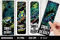 Poison Frog Bookmark Sublimation Product Image 1