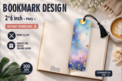 Celestial Printable Bookmark|Easy to Print at Home Product Image 1
