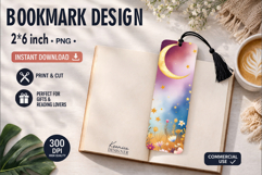 Celestial Printable Bookmark|Easy to Print at Home Product Image 1