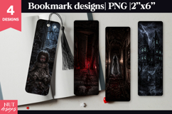 Horror movie Bookmark Spooky Haunted House Creepy Doll Ghost Product Image 1
