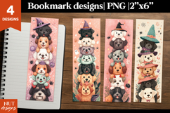 Funny Halloween dogs, Cartoon halloween bookmarks for kids Product Image 1