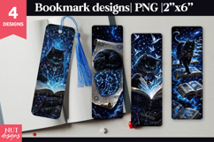 Celestial Cat Magic Bookmark PNG fantasy aesthetic bookmark Product Image 1