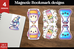 Cute Science School Magnetic Bookmark, Back to school Product Image 1