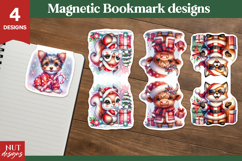Christmas Magnetic Bookmarks Christmas baby animals Product Image 1