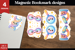 Cute Science School Magnetic Bookmark, Back to school Product Image 1
