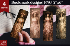 Elegant Fantasy Bookmark Woodland Floral Lady Bookmarks Product Image 1