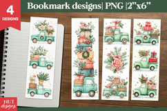 Christmas bookmark Christmas Truck Holiday Bookmarks Product Image 1