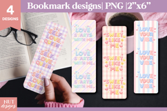 Pastel Self-Love Bookmarks Health mental quotes Valentine Product Image 1