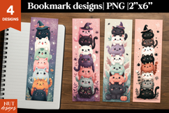 Funny Halloween bundle, Cartoon halloween bookmarks for kids Product Image 2
