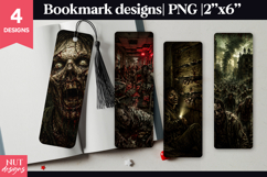 Zombie Apocalypse Bookmark Spooky Halloween bookmarks Product Image 1