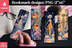 Fairy Floral Bookmark PNG Fantasy bookmarks for book lovers Product Image 1