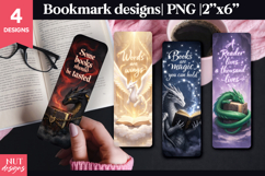 Fantasy Dragon Bookmark PNG Product Image 1