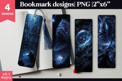Deep Sea Horror Bookmark PNG Monster Halloween bookmark Product Image 1
