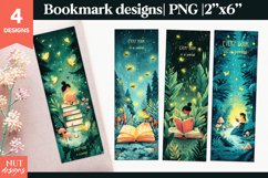 Books reading quote, Every book is a portal bookmark PNG Product Image 1