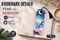 Celestial Printable Bookmark|Easy to Print at Home Product Image 1