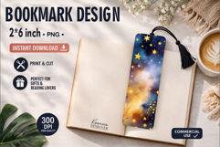 Celestial Printable Bookmark|Easy to Print at Home Product Image 1