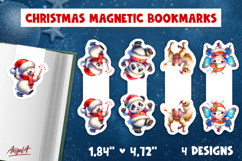Christmas magnetic bookmark Funny dancing animal bookmarks Product Image 1