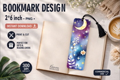 Celestial Printable Bookmark|Easy to Print at Home Product Image 1