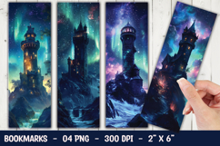 Fairy Night Bookmark Sublimation PNG Product Image 1