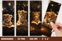 Lion Cub Bookmark Sublimation Product Image 1