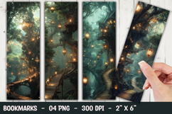 Fairy night Bookmark Sublimation Product Image 1