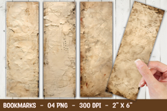 Vintage Paper Bookmark Sublimation PNG Product Image 1
