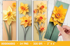 Yellow Sunflower Closeup Bloom Bookmark Sublimation Product Image 1
