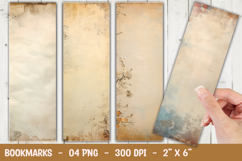 Plain Beige Minimal Texture Bookmark Sublimation Product Image 1