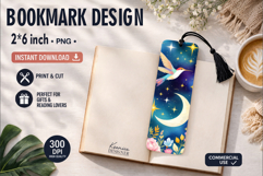 Celestial Printable Bookmark|Easy to Print at Home Product Image 1
