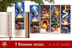 Winter Bookmarks PNG Printable | Christmas bookmarks Product Image 1