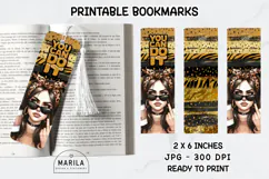 Glamorous Girls Bookmarks | Printable JPG #5 Product Image 1