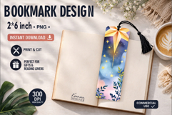 Celestial Printable Bookmark|Easy to Print at Home Product Image 1