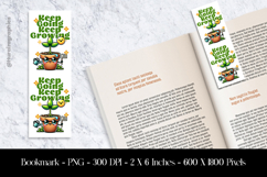 Keep Going Keep Growing Bookmark Sublimation Design PNG Product Image 1