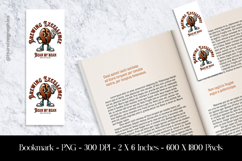 funny coffee cartoon Bookmark Sublimation Design PNG Product Image 1