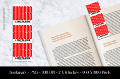 Success Limitless Bookmark Sublimation Design PNG Product Image 1