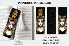 Glamorous Girls Bookmarks | Printable #7 Product Image 1