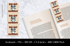 Sip Sip Hooray Bookmark Sublimation Design PNG Product Image 1