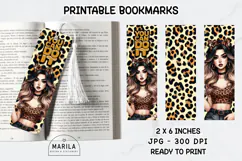 Glamorous Girls Bookmarks | Printable #8 Product Image 1
