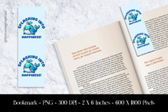 Splashing Inti Happiness Bookmark Sublimation Design PNG Product Image 1