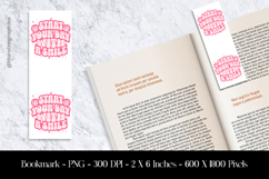 Start Your Day With A Smile Bookmark Sublimation Design PNG Product Image 1