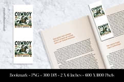 Cowboy Cactus Desert Rodeo North America Bookmark Sublimatio Product Image 1