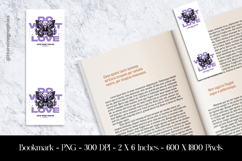 Do What You Love Butterfly Bookmark Sublimation Design PNG Product Image 1