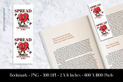 Spread Your Positive Aura Bookmark Sublimation Design PNG Product Image 1