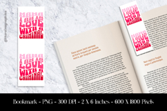 Mama I’m in Love with a Criminal Bookmark Sublimation Design Product Image 1