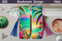 Beach Bookmark | Summer Sea Bookmark Printable Product Image 1